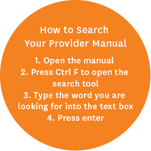 Instructions for Searching Your Handbooks and Directories with text description below